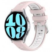 Galaxy Watch 6 44mm Armband - Rosa/Vit