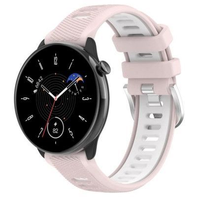 Galaxy Watch 6 Classic 43mm Armband - Rosa/Vit