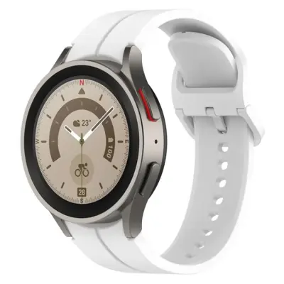 Galaxy Watch 6/6 Classic (44/40/47/43mm) Armband - Vit