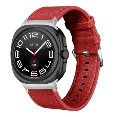 Galaxy Watch 8 (40mm/44mm) 8 Classic (46mm) Armband Äkta Läder