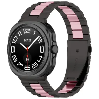 Galaxy Watch 8 (44mm/40mm) Armband Stainless Steel Three Bead