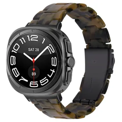Galaxy Watch 8/8 Classic (40/44/46mm) Armband Acrylic Resin - Army Grön