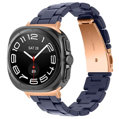 Galaxy Watch 8/8 Classic (40/44/46mm) Armband Acrylic Resin - Midnight Blå