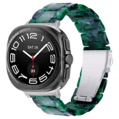 Galaxy Watch 8/8 Classic (40/44/46mm) Armband Acrylic Resin - Grön