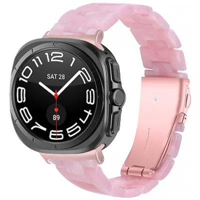 Galaxy Watch 8/8 Classic (40/44/46mm) Armband Acrylic Resin - Rosa