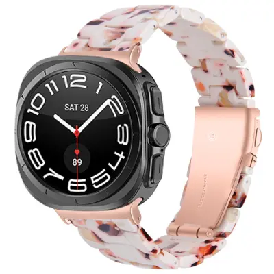 Galaxy Watch 8/8 Classic (40/44/46mm) Armband Acrylic Vattentät Resin