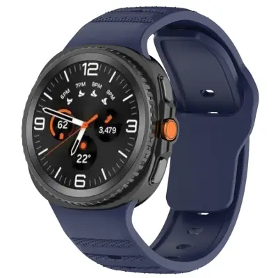 Galaxy Watch 8/8 Classic (40/44/46mm) Armband Dot Pattern - Midnight Blå