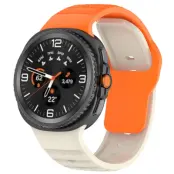Galaxy Watch 8/8 Classic (40/44/46mm) Armband Dot Pattern - Orange/Starlight