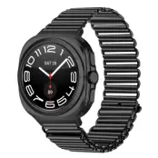 Galaxy Watch 8/8 Classic (40/44/46mm) Armband Metal - Svart