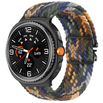 Galaxy Watch 8/8 Classic (40/44/46mm) Armband Nylon - Camouflage