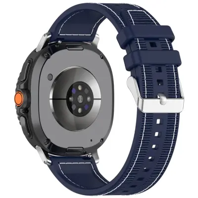 Galaxy Watch 8/8 Classic (40/44/46mm) Armband Nylon - Midnight Blå