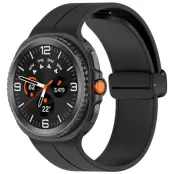 Galaxy Watch 8/8 Classic (40/44/46mm) Armband Silikon - Svart
