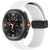 Galaxy Watch 8/8 Classic (40/44/46mm) Armband Silikon - Vit