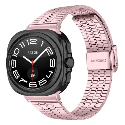 Galaxy Watch 8/8 Classic (40/44/46mm) Armband Stainless Steel - Rosa