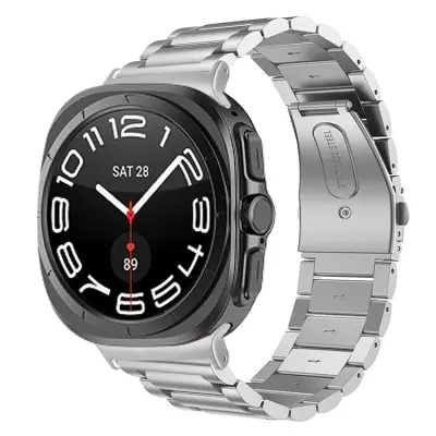 Galaxy Watch 8/8 Classic (40/44/46mm) Armband Stainless Steel - Silver