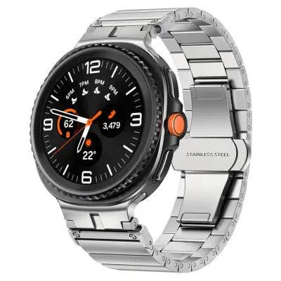 Galaxy Watch 8/8 Classic (40/44/46mm) Armband Stainless Steel - Silver