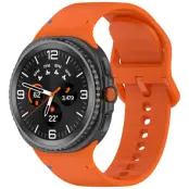 Galaxy Watch 8/8 Classic (40/44/46mm) Armband Stitching Line Decor - Orange