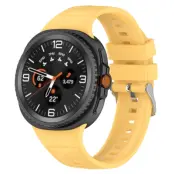 Galaxy Watch 8/8 Classic (40/44/46mm) Armband TextuRöd - Gul