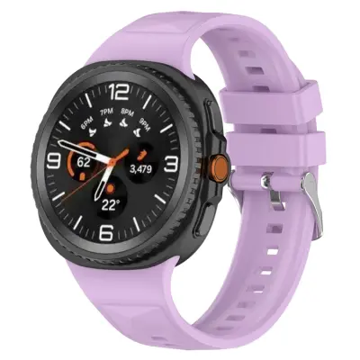 Galaxy Watch 8/8 Classic (40/44/46mm) Armband TextuRöd - Lila