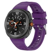 Galaxy Watch 8/8 Classic (40/44/46mm) Armband Textured - Mörklila