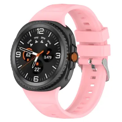 Galaxy Watch 8/8 Classic (40/44/46mm) Armband TextuRöd - Rosa