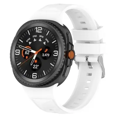 Galaxy Watch 8/8 Classic (40/44/46mm) Armband Textured - Vit