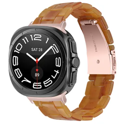 Galaxy Watch 8/8 Classic (40/44/46mm) Armband Vattentät Acrylic - Caramel