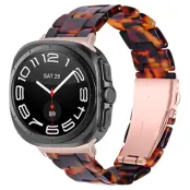 Galaxy Watch 8/8 Classic (40/44/46mm) Armband Vattentät Acrylic - Mörkbrun