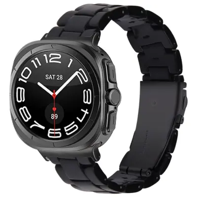 Galaxy Watch 8/8 Classic (40/44/46mm) Armband Vattentät Acrylic -Svart