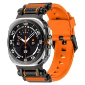 Galaxy Watch Ultra (47mm) Armband Rotation Axis Silikon - Orange
