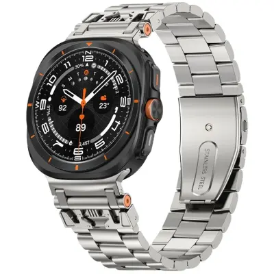 Galaxy Watch Ultra (47mm) Armband Stainless Steel - Starlight