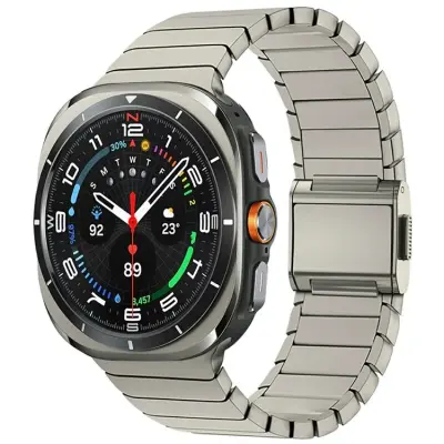 Galaxy Watch Ultra (47mm) Armband Stainless Steel - Titanium