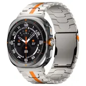 Galaxy Watch Ultra (47mm) Armband Titan Alloy - Titan/Orange