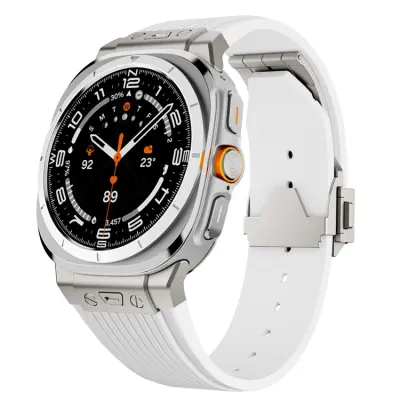 Galaxy Watch Ultra 47mm Armband Titanium Connector - Vit