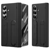 Galaxy Z Fold 7 Mobilskal Kickstand Armband - Svart