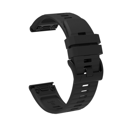 Garmin Fenix 3/5X/6X/7X Pro Armband Silikon - Svart