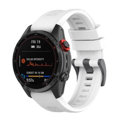 Garmin Fenix 5X/6X/6X Pro/7X Armband Silikon - Vit
