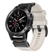 Garmin Fenix 8 (51mm) Armband Silikon - Starlight