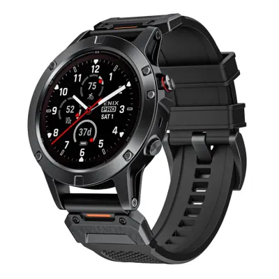 Garmin Fenix 8 (51mm) Armband Silikon - Svart
