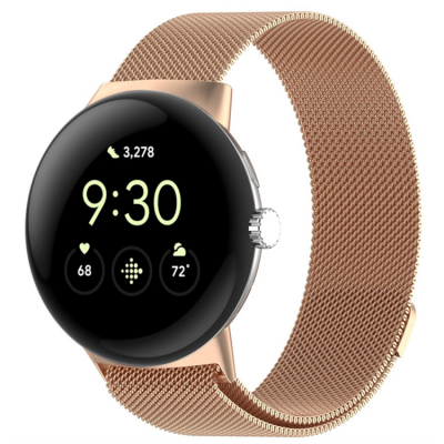 Google Pixel Watch Armband Milanese - Rosa Guld