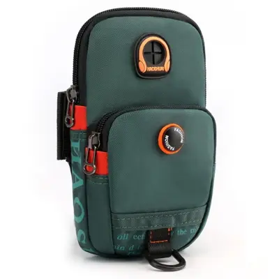 HAOSHUAI Universalt Sportarmband - Mörkgrön