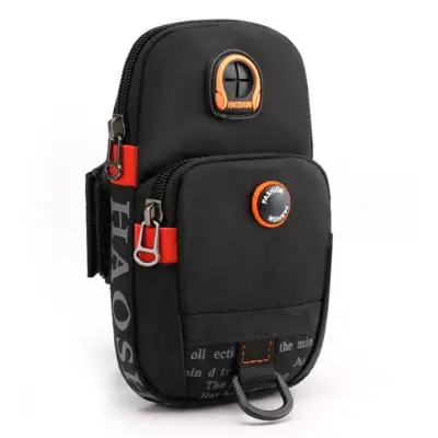 HAOSHUAI Universalt Sportarmband - Svart