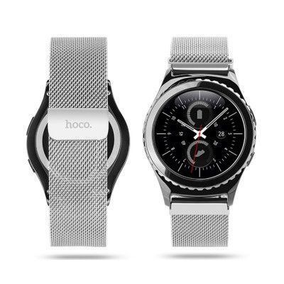 Hoco Melanese Rostfritt Stål Watchband till Samsung Gear S2 - Silver