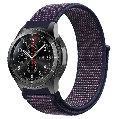 Kalebol Galaxy Watch 6/6 Classic Armband Nylon Loop - Blå
