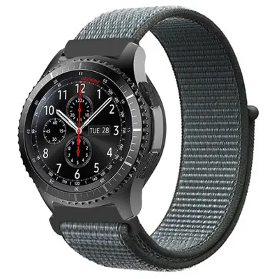 Kalebol Galaxy Watch 6/6 Classic Armband Nylon Loop - Grå