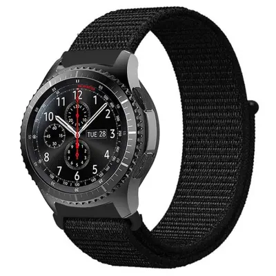 Kalebol Galaxy Watch 6/6 Classic Armband Nylon Loop - Svart