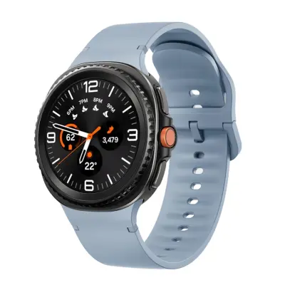 Kalebol Galaxy Watch 8 (40/44/46mm) Armband Silikon - Blå