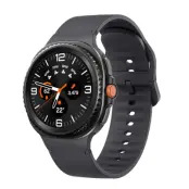 Kalebol Galaxy Watch 8 (40/44/46mm) Armband Silikon - Mörkgrå