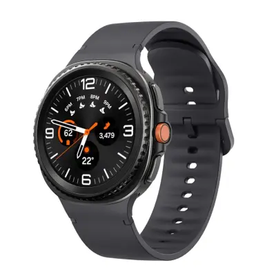 Kalebol Galaxy Watch 8 (40/44/46mm) Armband Silikon - Mörkgrå