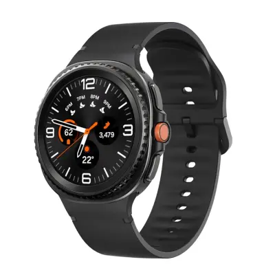 Kalebol Galaxy Watch 8 (40/44/46mm) Armband Silikon - Svart